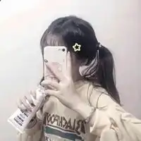 手机挡脸头像女仙气可爱的手机挡脸美女头像