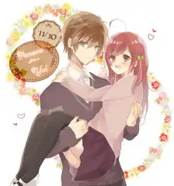 二次元情侣,动漫情侣,恋人,完虐单身狗堆糖,美好生活研究所