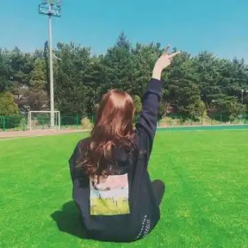 高清小清新女生头像背影