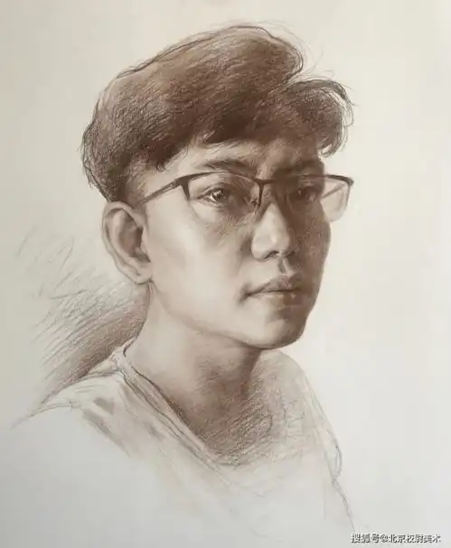 校尉美术好的素描头像,每张都是精品