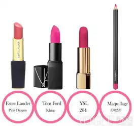 t台型色唇妆流行趋势闺蜜粉桃