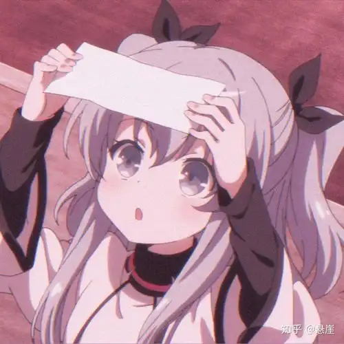 假笑动漫头像复仇少女