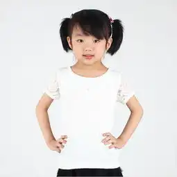 大眼蛙童装夏季女童圆领针织衫max1150