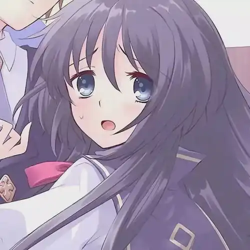 白色系拔刀动漫头像情侣