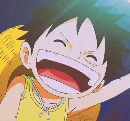 动漫二次元头像草帽男孩治愈系微笑