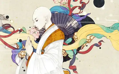 pixivp站插画师茶水妹唯美古风人物插画