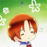橙色系动漫头像女生可爱萌