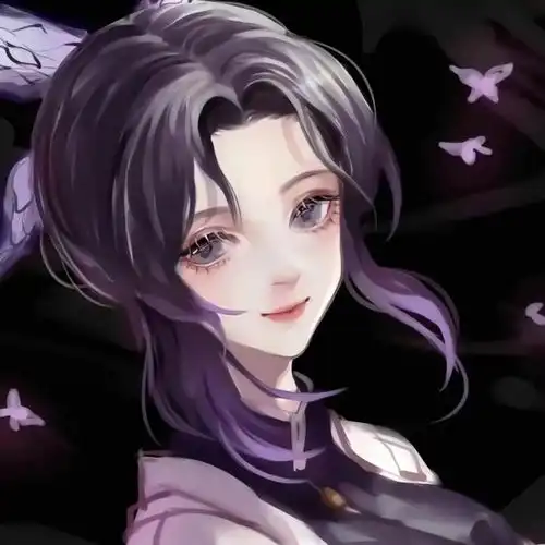 高级好看紫色系列动漫头像图集耶