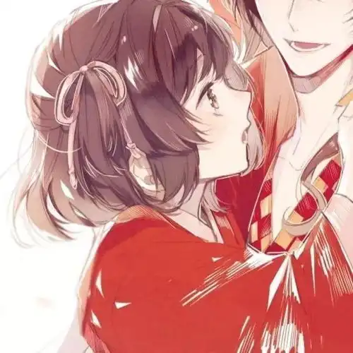 高清情头古风一男一女古风情侣头像一对