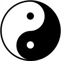 阴阳的黑白图象