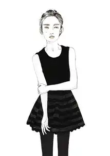 求黑发黑眸的图片女,长发,不要校服