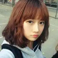 很有爱的可爱短发美女qq头像