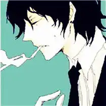 有了心事的男人爱上抽烟男生吸烟卡通头像图片