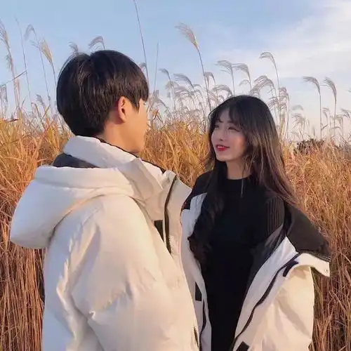 禁欲系头像情侣写真白衣