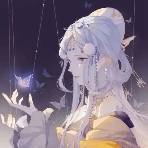 动漫女头像冷酷古风