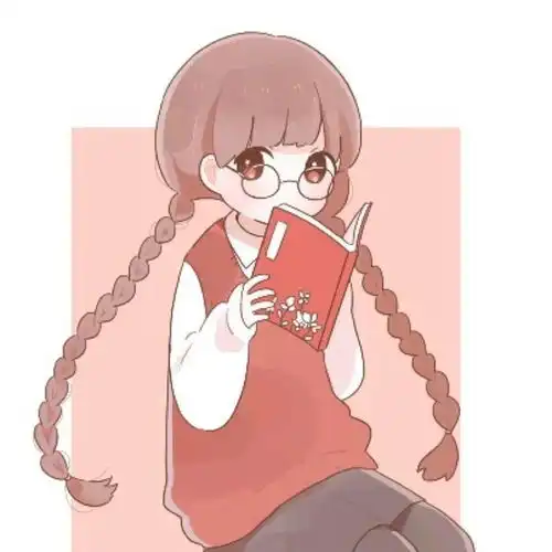 清新的蓝色系女生头像卡