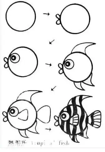 幼儿园老师分享的简笔画大全,假期陪孩子一起玩