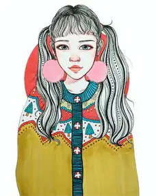 手绘人物头像