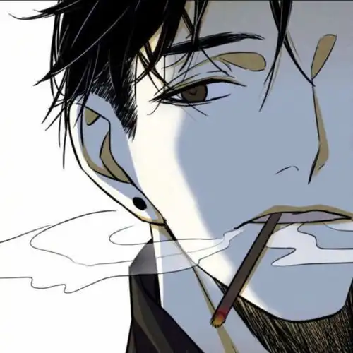 蓝色系男高冷头像动漫青