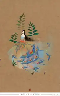 美图90后美女插画师的一组古风画像获得万千网友点赞这个姑娘的人物画没有脸依旧美得颠倒众生