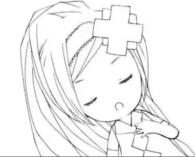 谁能帮我找一个可爱一点的卡通素描头像