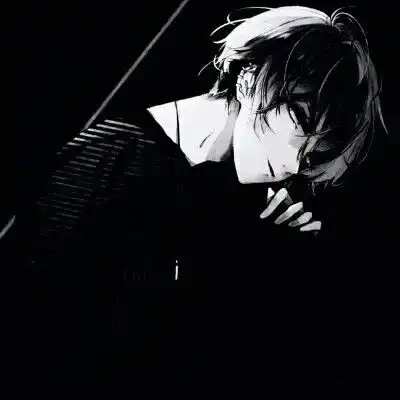 高级感男生头像动漫黑色