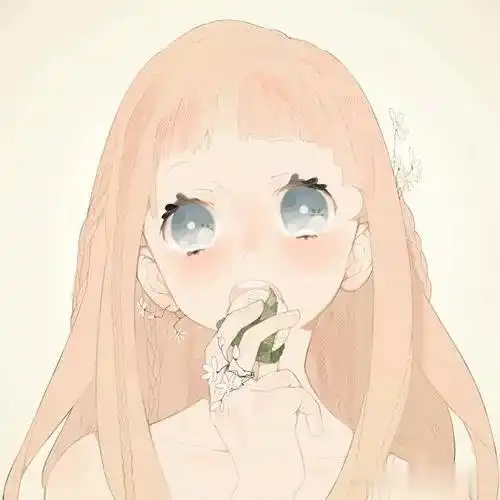 女生动漫头像可爱白色系