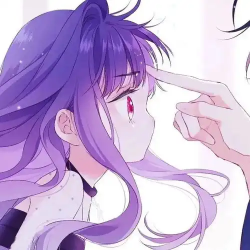 男生动漫头像高清暖系蓝