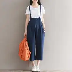 文艺背带裤,样式很好看穿上还减龄,少女感十足