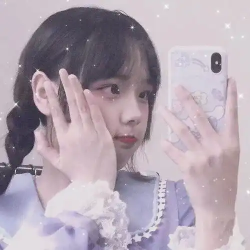 紫色系头像情侣头像紫卫