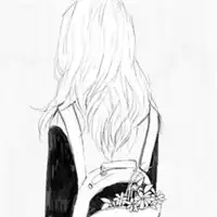 女生动漫头像黑白背影动漫黑白抑郁的女生背影头像