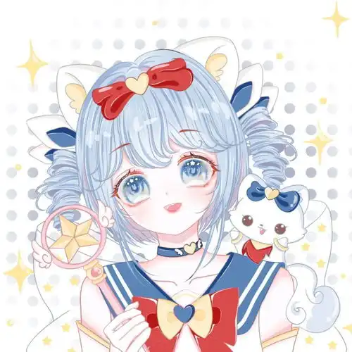 古风动漫闺蜜头像星光璀璨我想捞的只有你这颗星