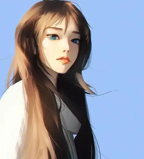 漫画风系列女生头像3