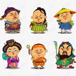 卡通历史人物素材图片免费下载高清装饰图案png千库网图片编号2316532