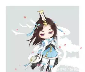 古风q版头像壁纸萌萌的古风人物插画