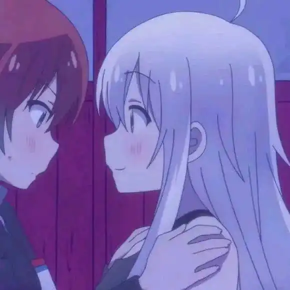 绝美蓝色系紫色系动漫情侣头像吖