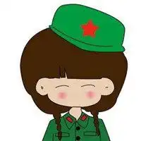军人卡通头像男生女兵