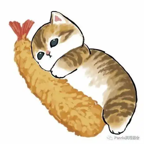 这猫猫也太萌了吧,可爱到极致巨量猫猫插画
