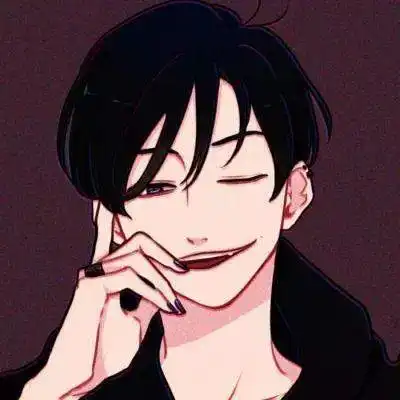 哥特式暗黑系邪魅帅气,男生动漫头像