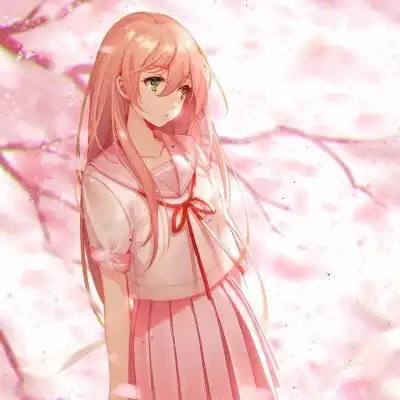 异瞳紫色系女生动漫头像