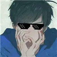 动漫墨镜叼烟男生头像微信头像图片大全