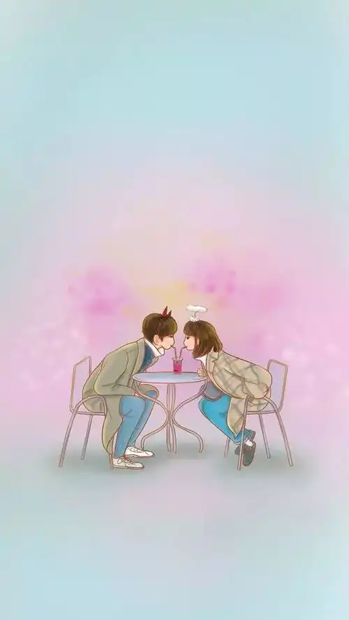 人生这样短,与倾心之人共度才不算辜负超甜治愈系情侣插画
