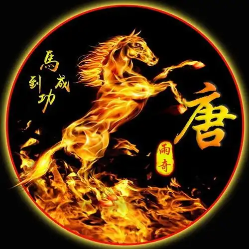 马姓氏卡通头像男子