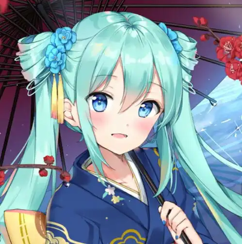二次元和风女头像,气质高雅,楚楚动人的小姑娘,总是那么受欢迎呀女生