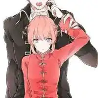 哥妹适合头像一左一右可爱卡通哥妹两头像