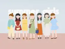 夏季甜系女孩插画作品煎蛋stepbystep