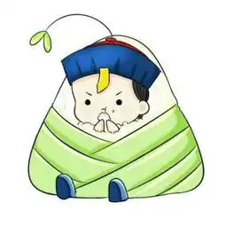 qq表情头上一棵草的小僵尸