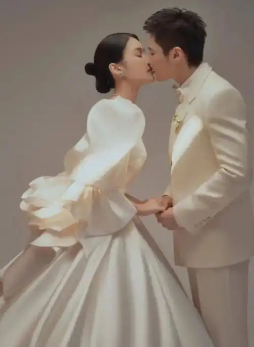 情侣头像婚纱系列萌娃婚