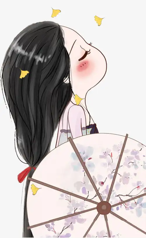 手绘卡通女孩素材图片免费下载高清png千库网图片编号8949909