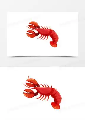 龙虾图片高清大图卡通